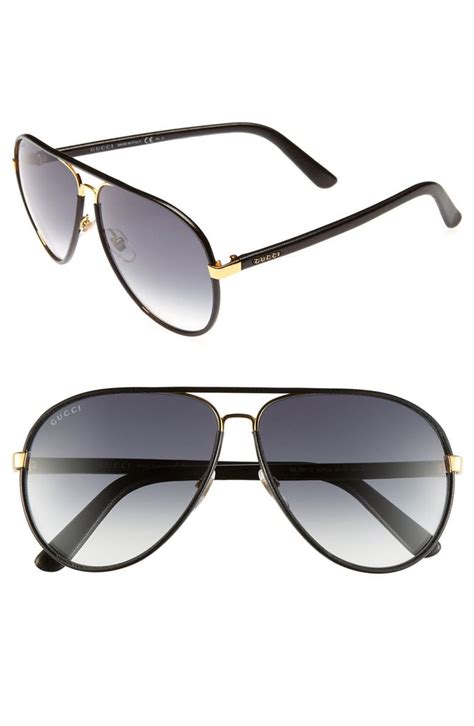 gucci leather frame aviator sunglasses|gucci aviator sunglasses for women.